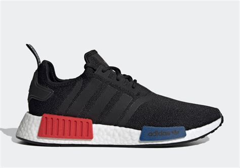 adidas nmd schwarz blau rot|nmd r1 adidas.